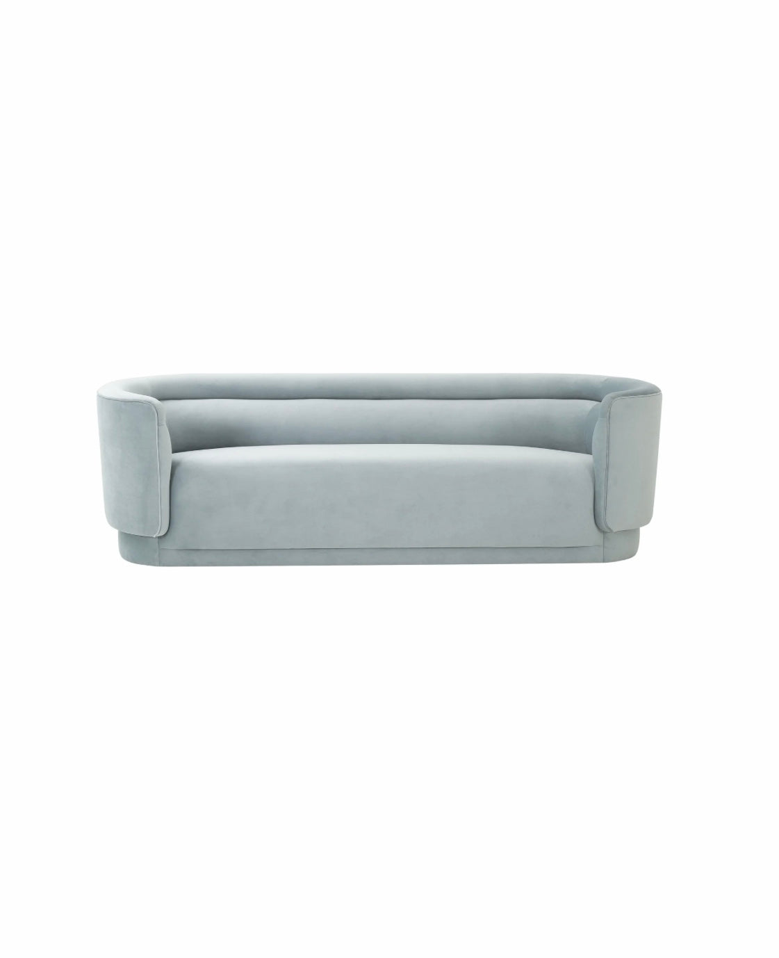 Marcie Sea Blue Velvet Sofa