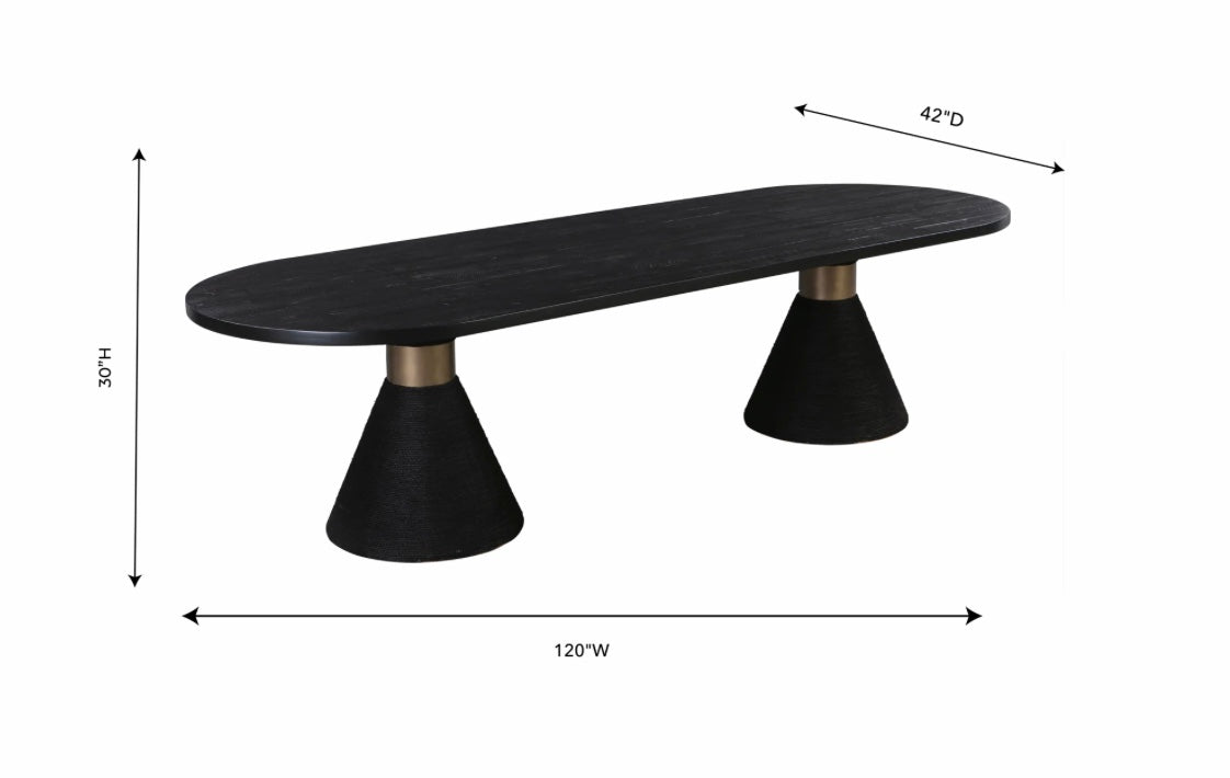 Rishi Rope
120" Oval Dining Table