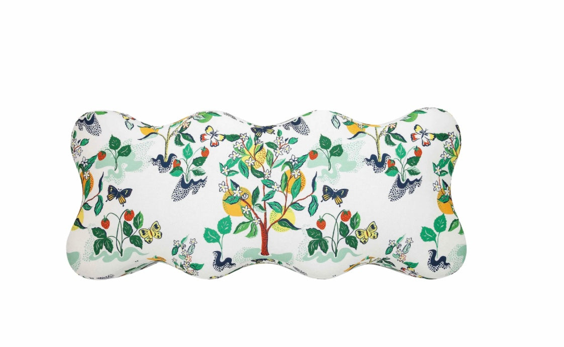 Field of Fruits Upholstered Bench