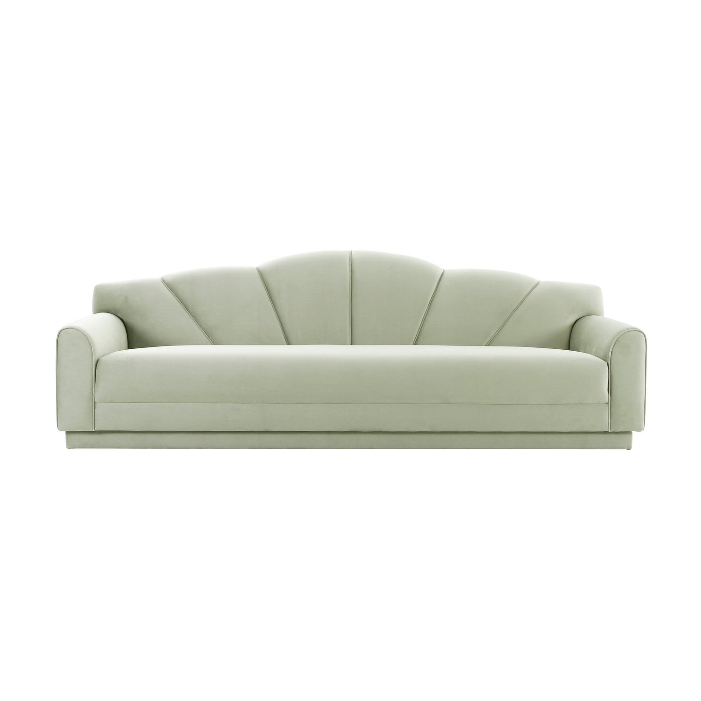 Dream Girl Moss Green Velvet Sofa