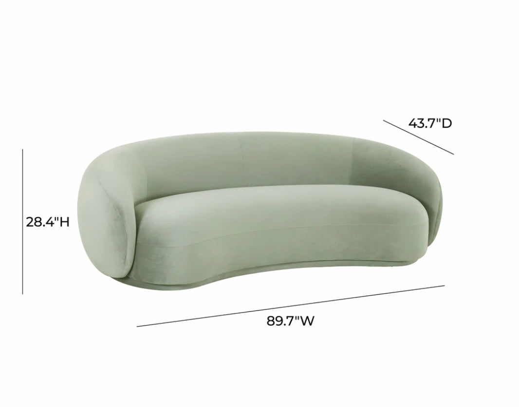 Skylar Velvet Sofa