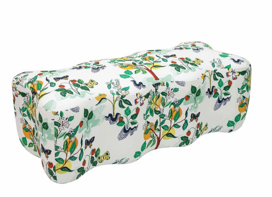 Field of Fruits Upholstered Bench