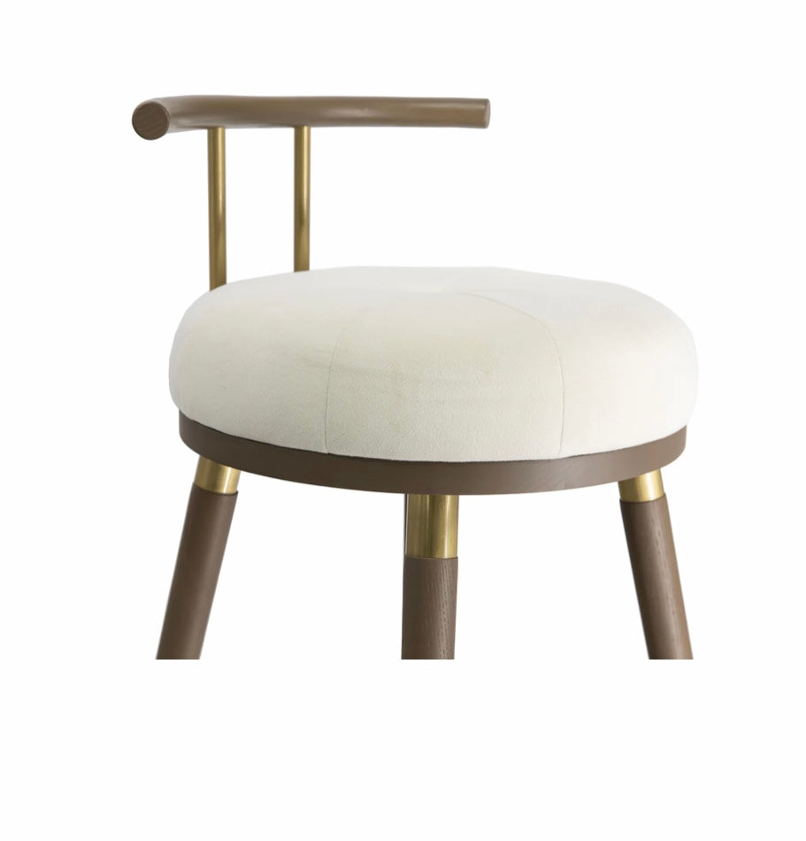 Juniper Velvet Stool