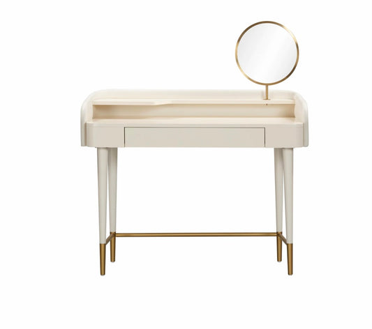 Penelope Vegan Leather Wrapped Vanity Desk