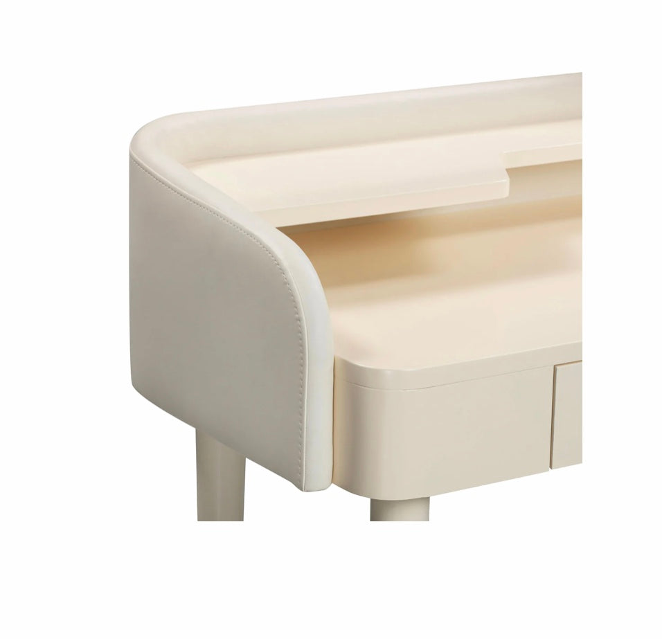 Penelope Vegan Leather Wrapped Vanity Desk