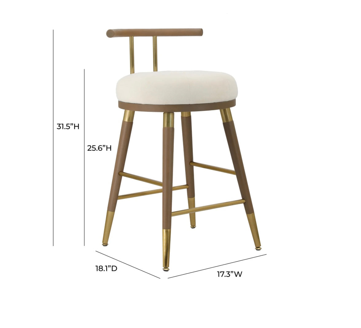 Juniper Velvet Stool