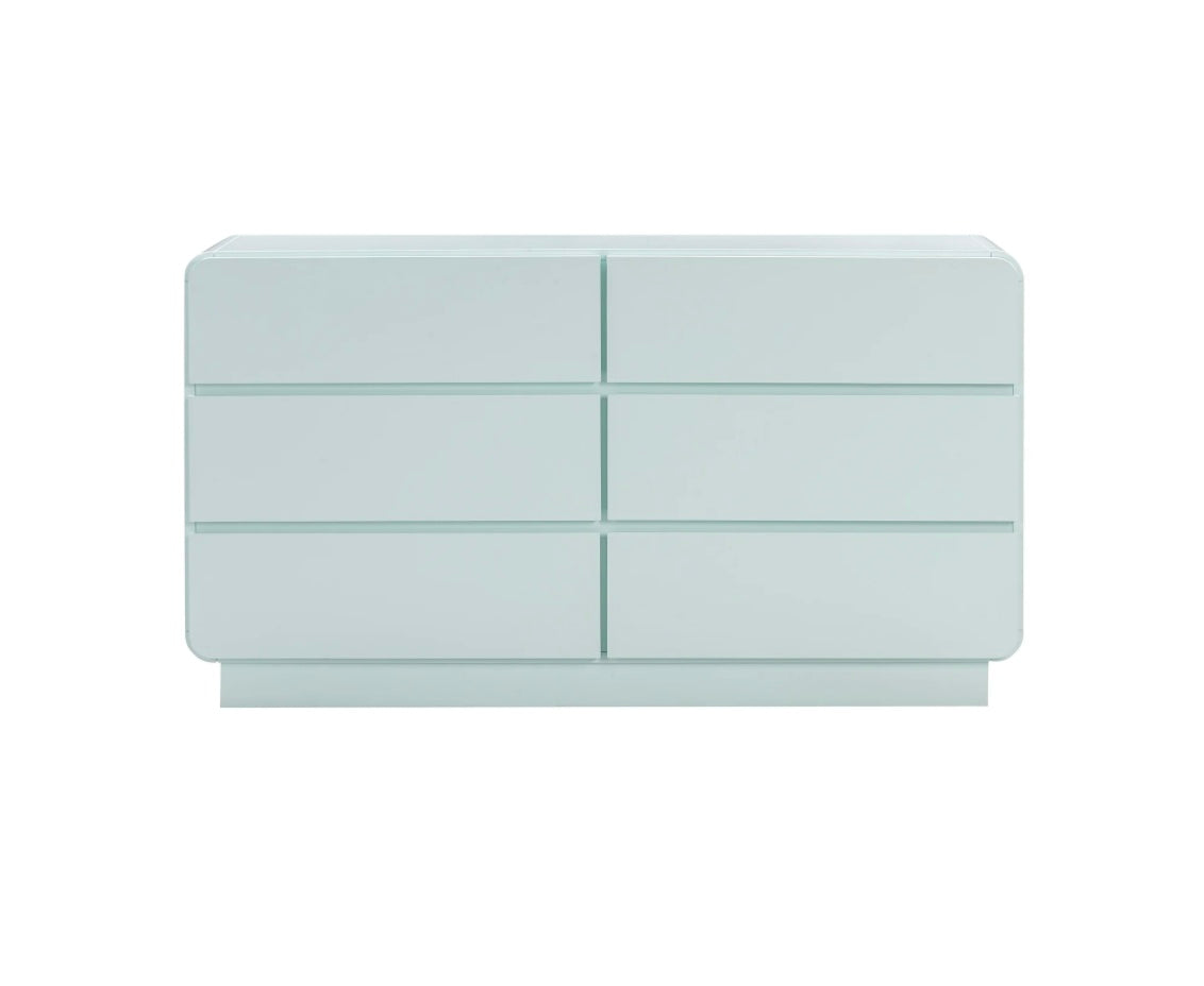 Sagura Blue 6-Drawer Dresser